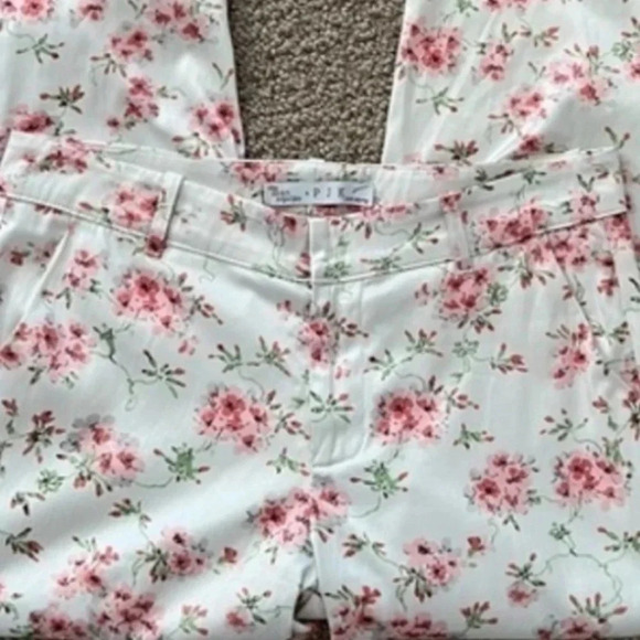 PJK Patterson J. Kincaid Sateen Floral Pants Size Medium - Picture 4 of 4